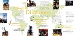 quality brochure spread